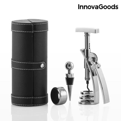 Conjunto de Acessórios para Vinho com Saca-rolhas Screwpull