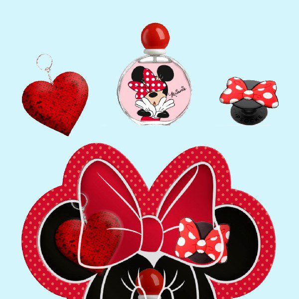 Coffret perfume e porta-chaves Minnie