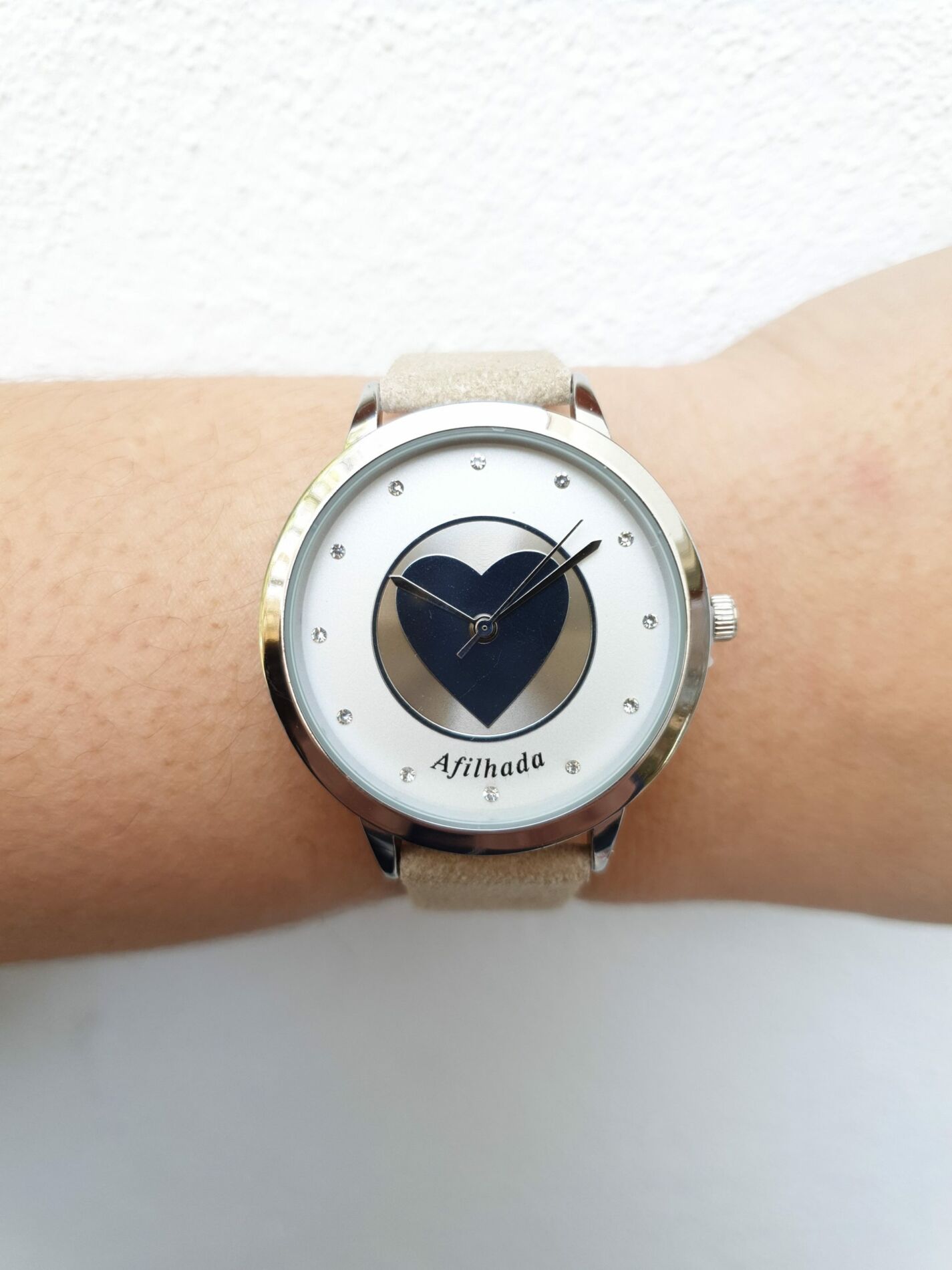 Relógio Afilhada Prateado + Oferta de uma pulseira