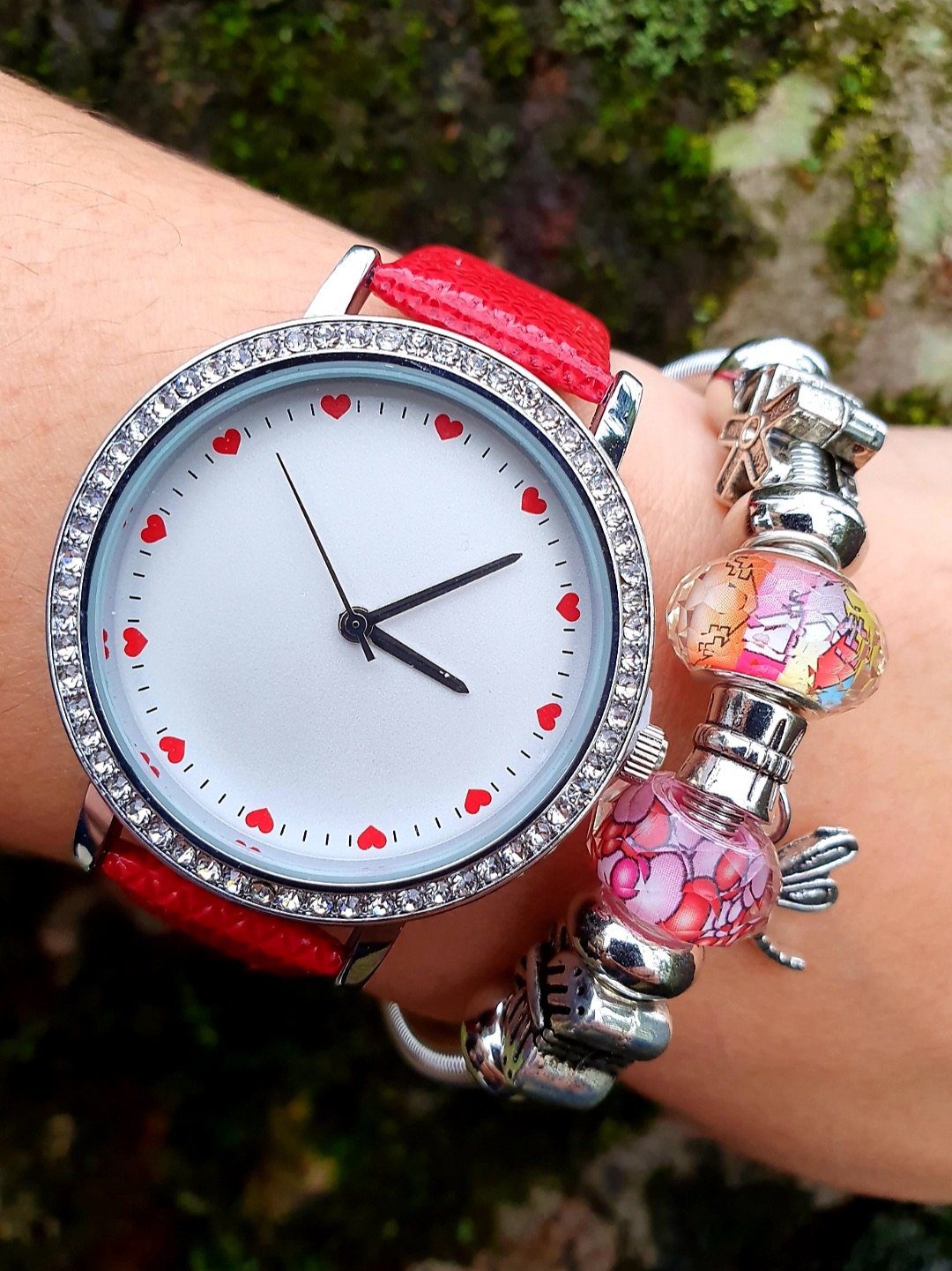 Relógio Amour + Oferta de uma pulseira