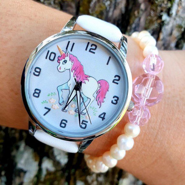 Relógio Unicórnio Joy + Oferta de uma pulseira