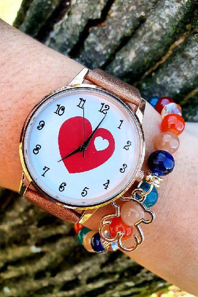 Relógio Valentim + Oferta de uma pulseira